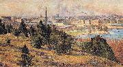 Karl Nordstrom View of Stockholm from Skansen oil